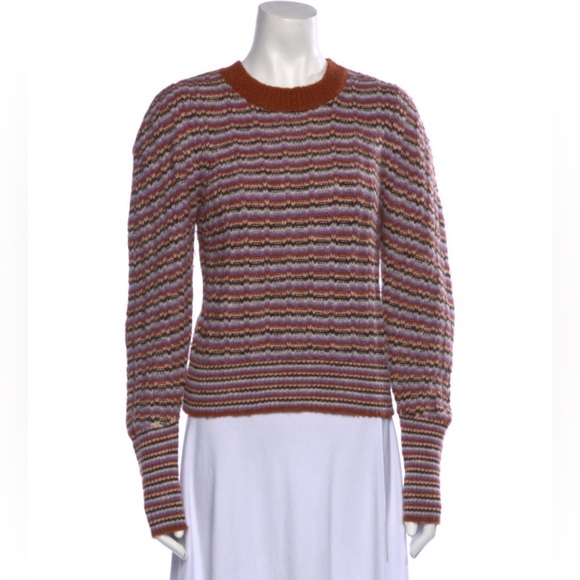 ALC Striped Crew Neck Sweater - Picture 1 of 3